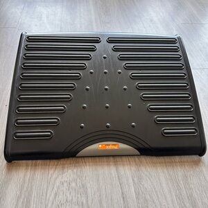 Black Under-Desk Footrest - Ergonomic Support